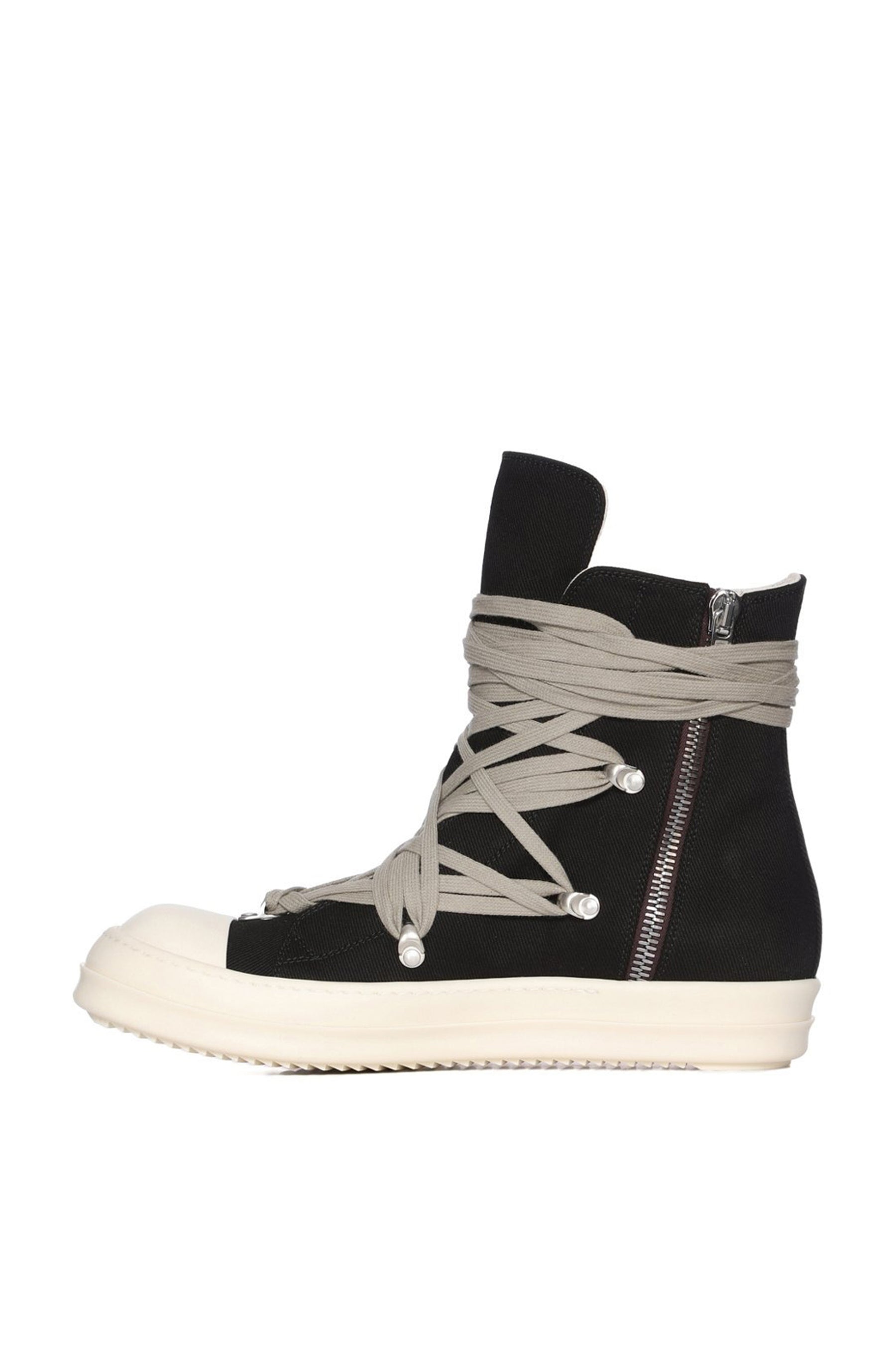 MEGALACE SNEAKS / BLK/MILK/MILK