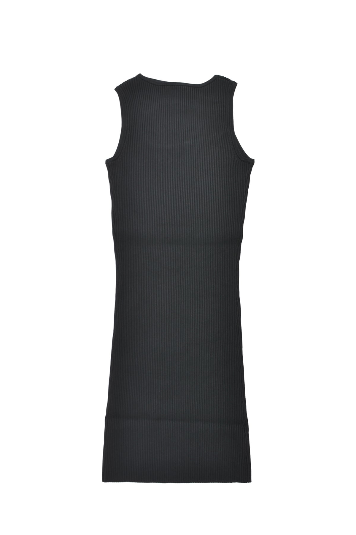 KNITTED CUT-OUT DRESS / BLK