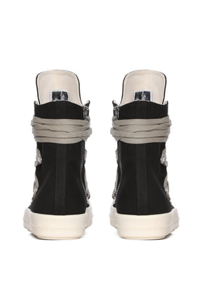 MEGALACE SNEAKS / BLK/MILK/MILK