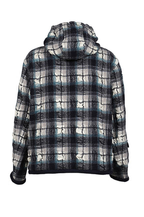 HOODED JACKET / NVY WHT