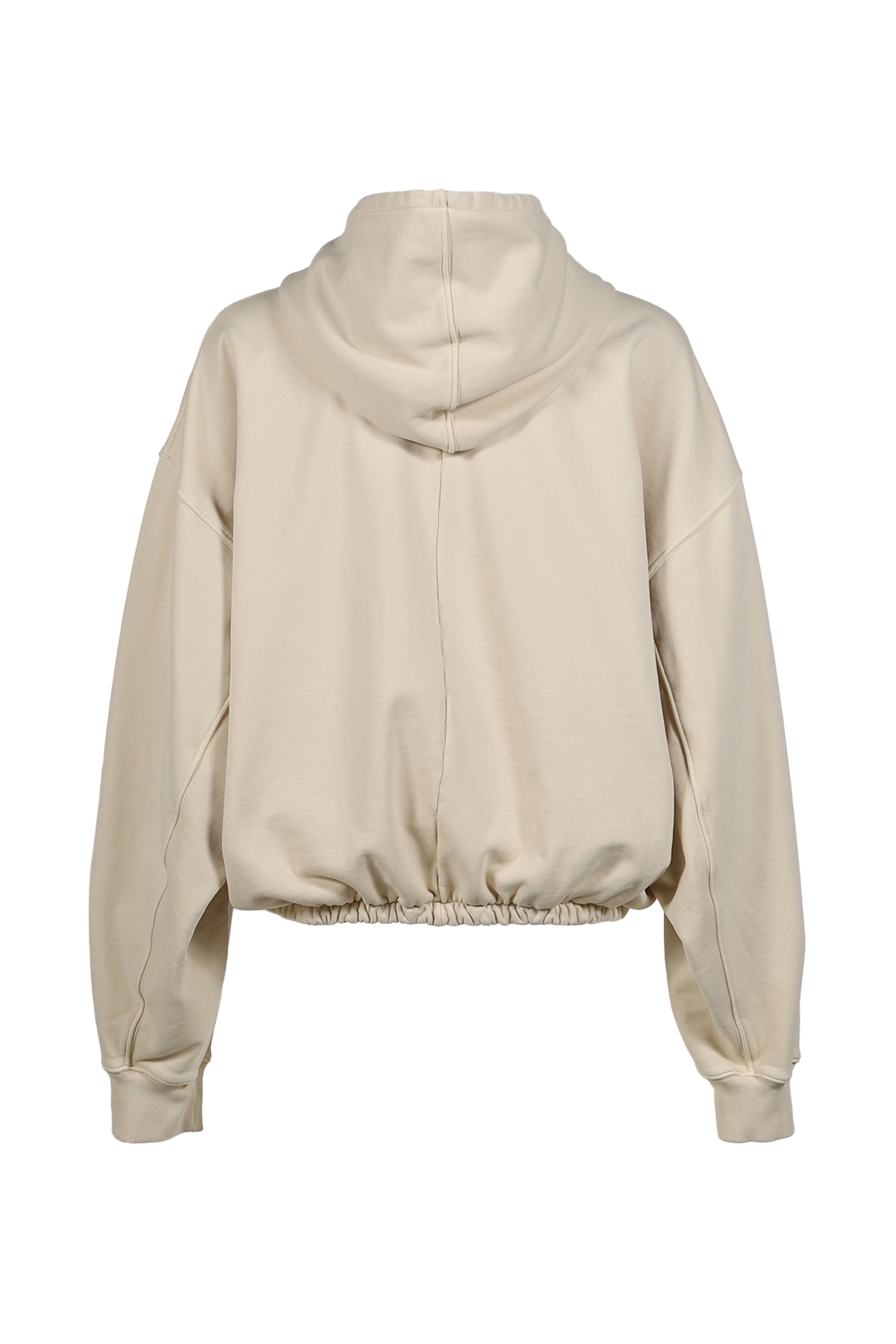 NVL-GARDE SHORT HOODIE ZIP UP W/ELASTIC / KHA