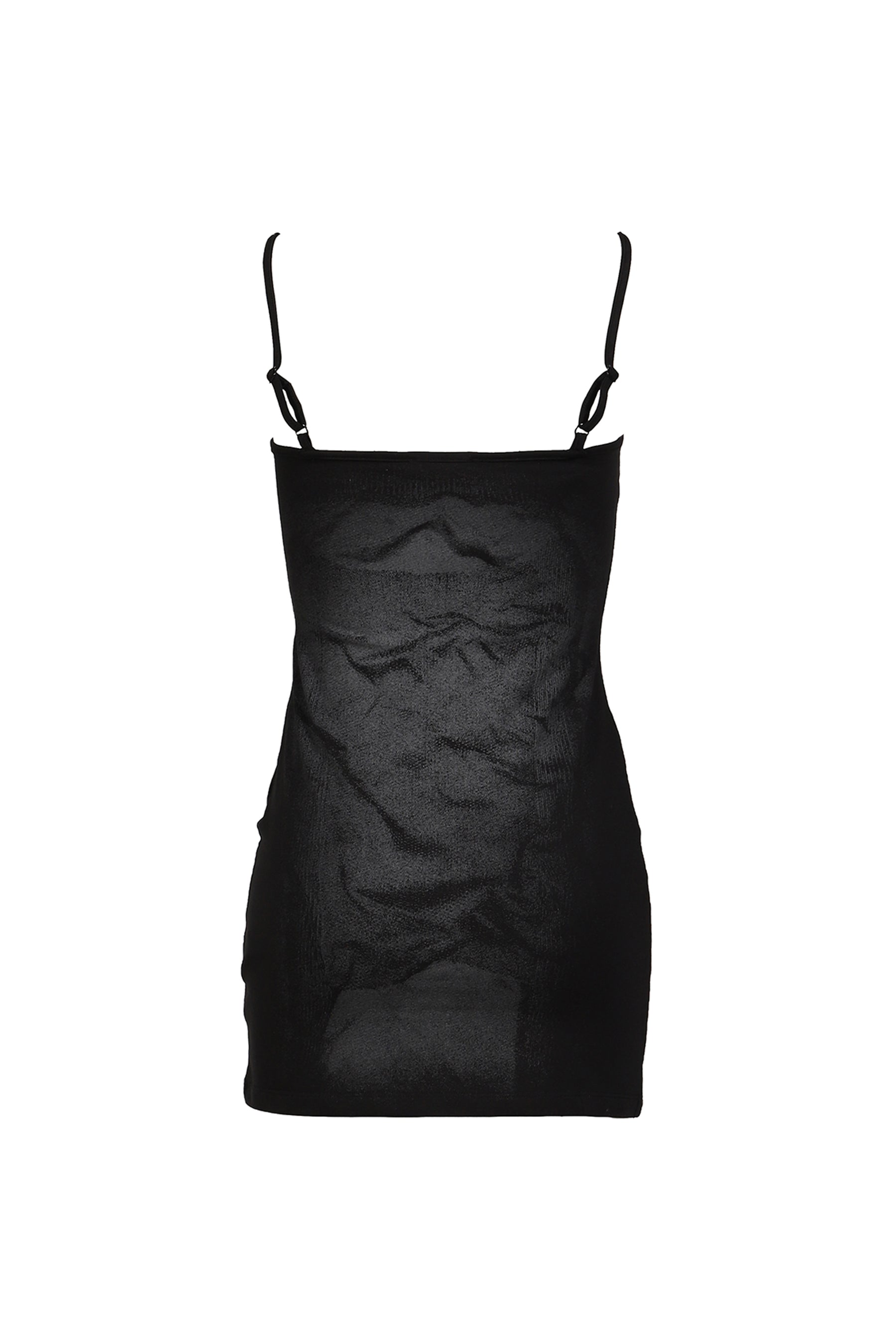 "ACTIVE" PRINTED DRESS / BLK