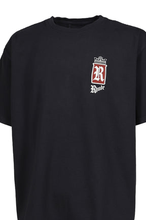 RHUDE FUMAR 91 TEE / BLK