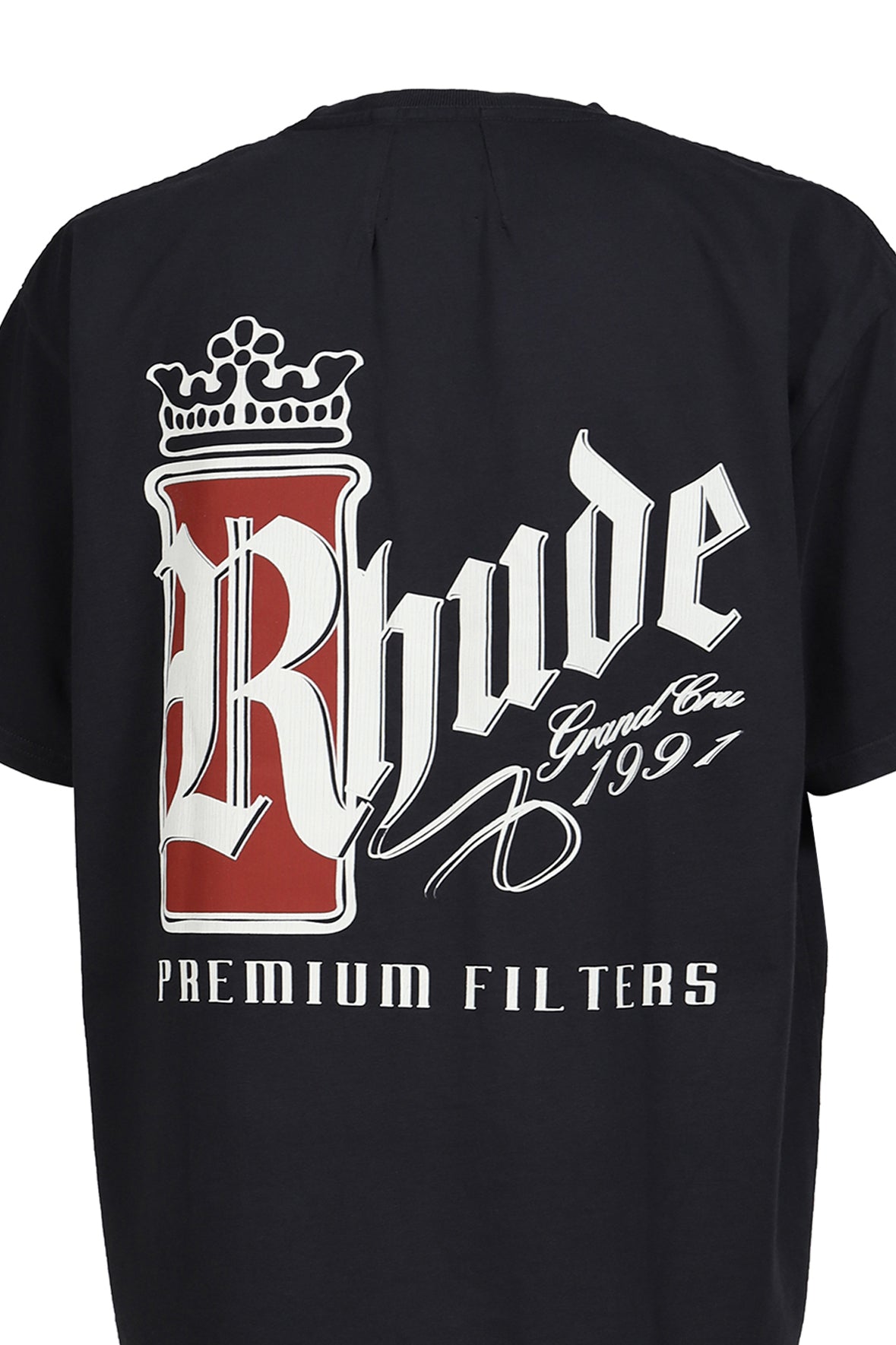 RHUDE FUMAR 91 TEE / BLK