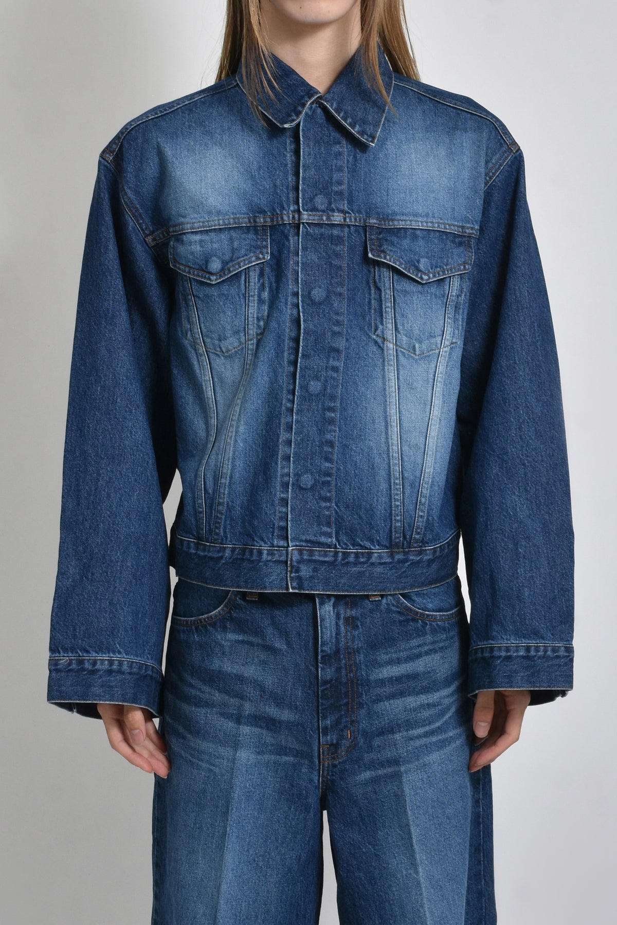 DENIM JACKET / BLU