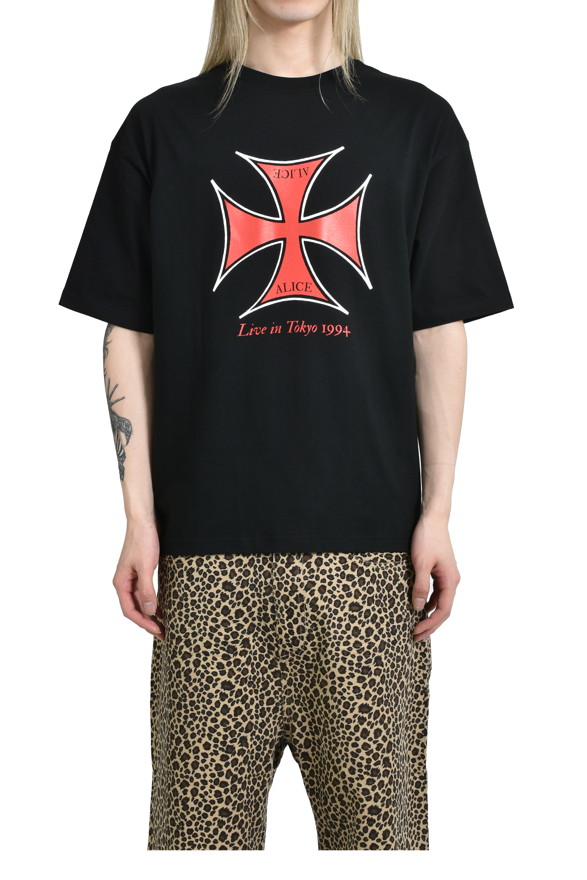 ALICE HOLLYWOOD LIVE IN TOKYO T-SHIRT / BLK