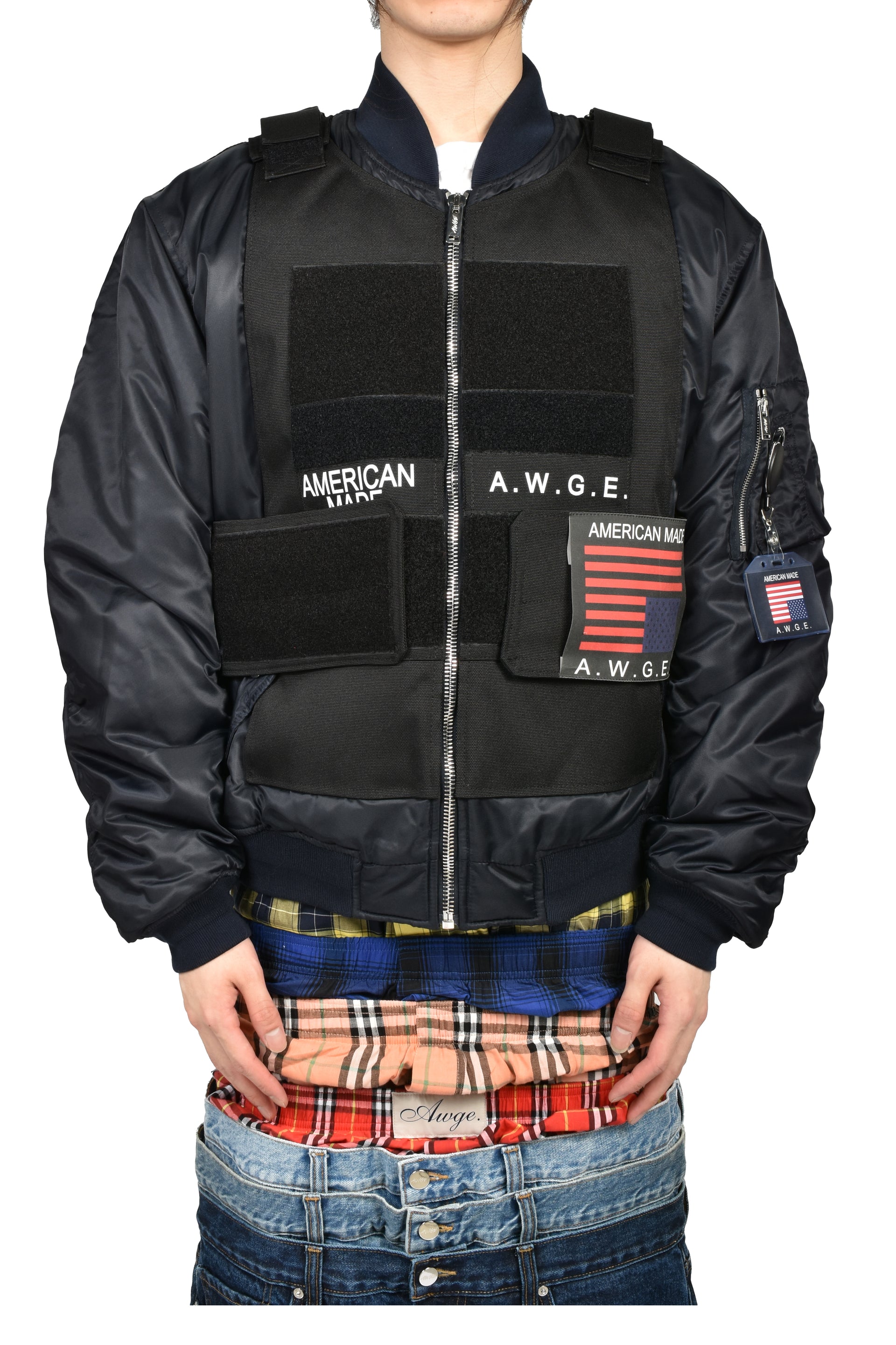 B BOMBER / DARK NVY
