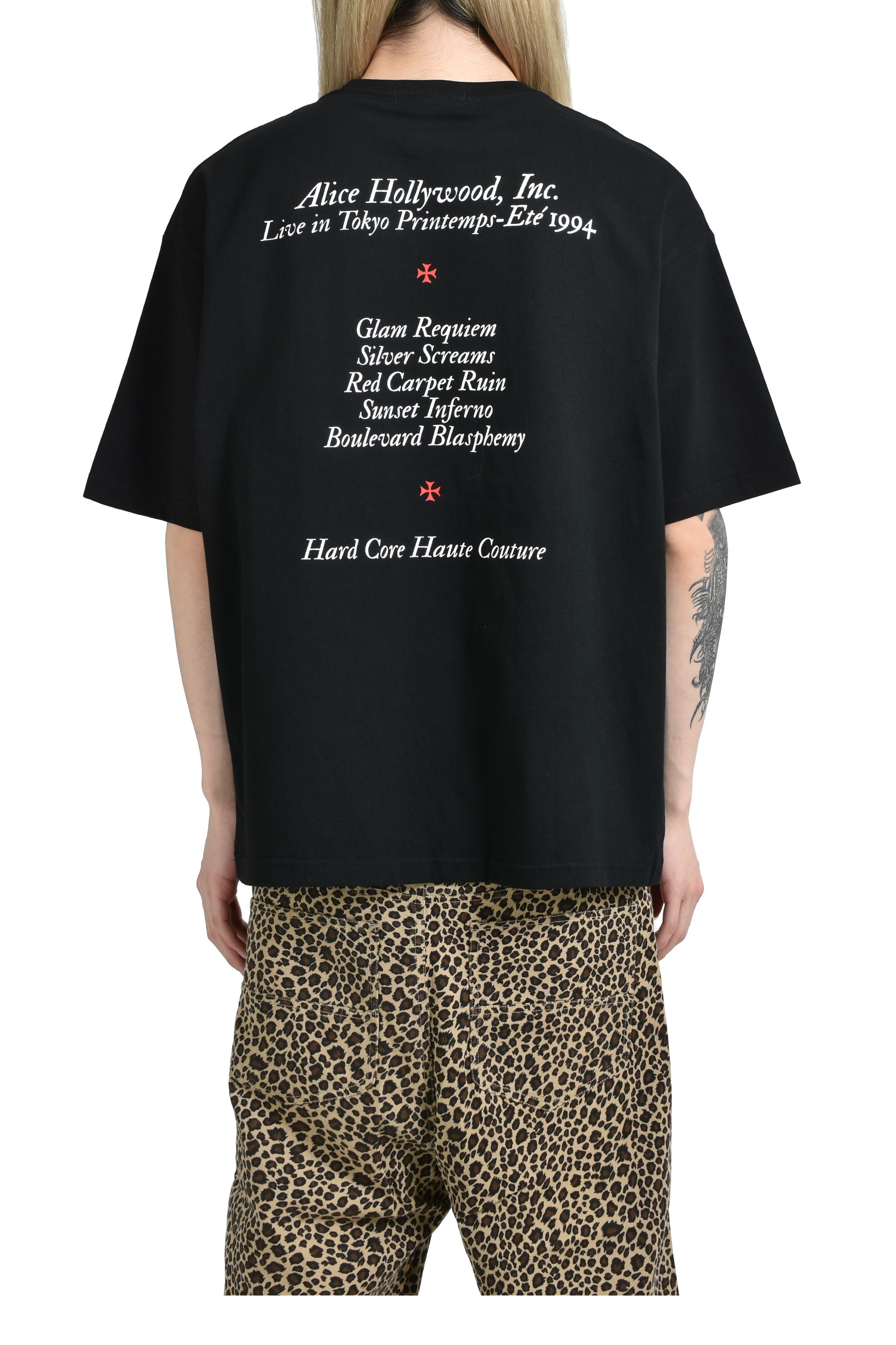 ALICE HOLLYWOOD LIVE IN TOKYO T-SHIRT / BLK