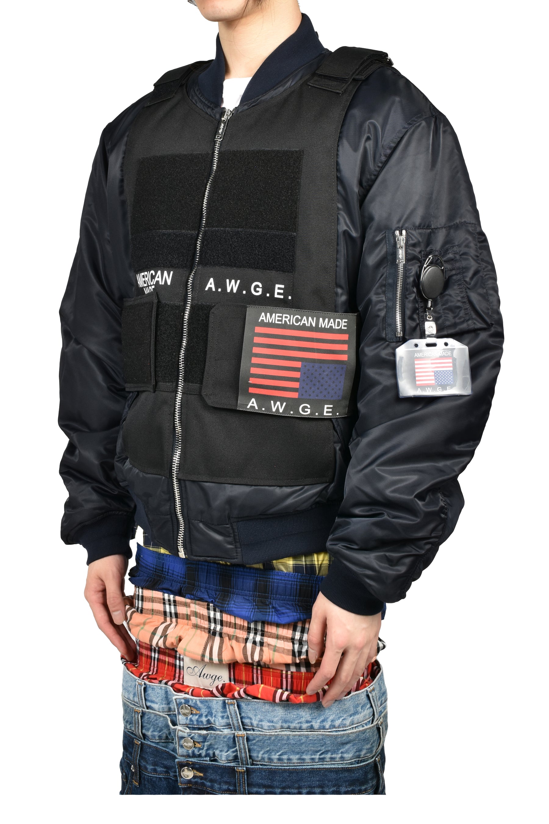 B BOMBER / DARK NVY