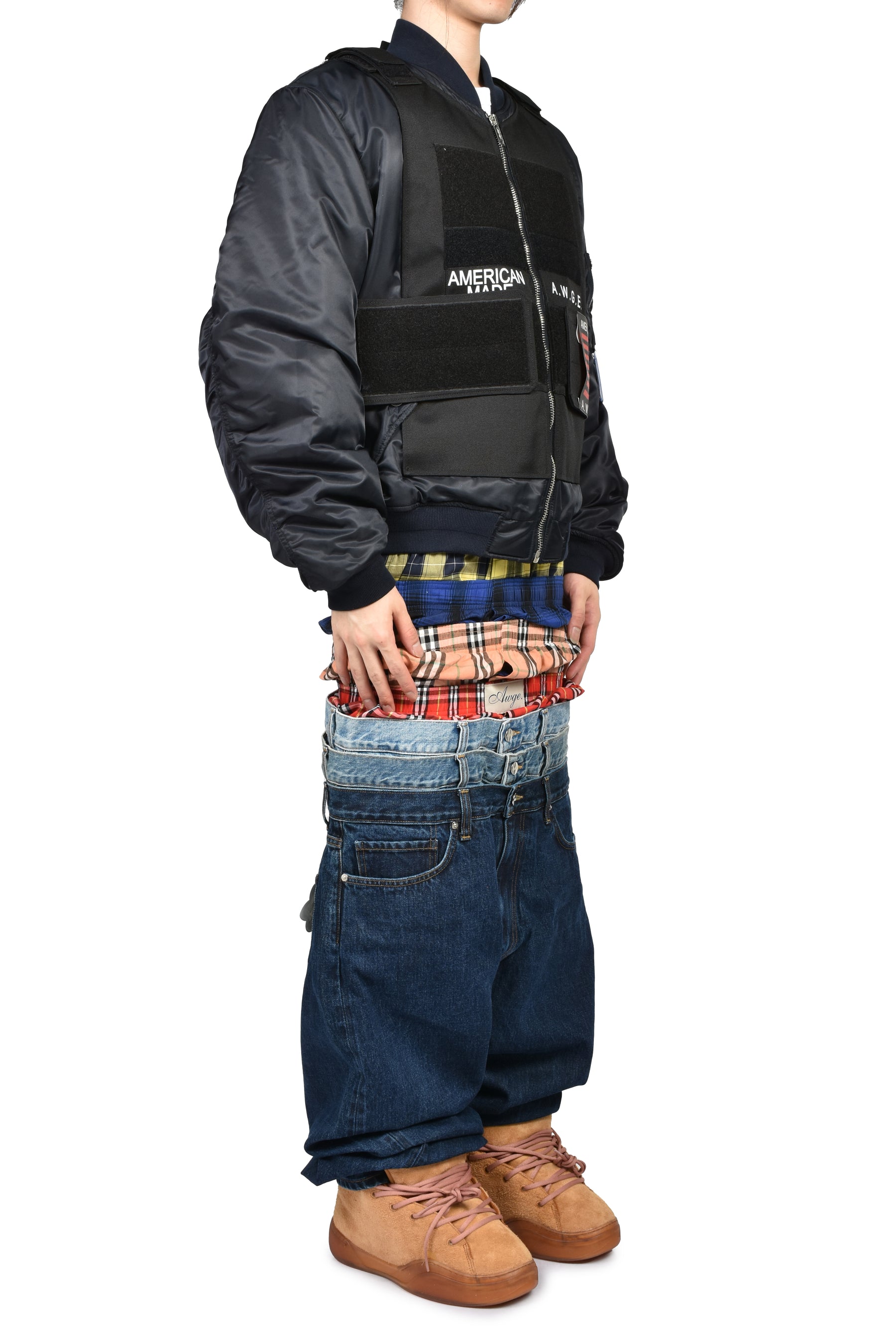 B BOMBER / DARK NVY
