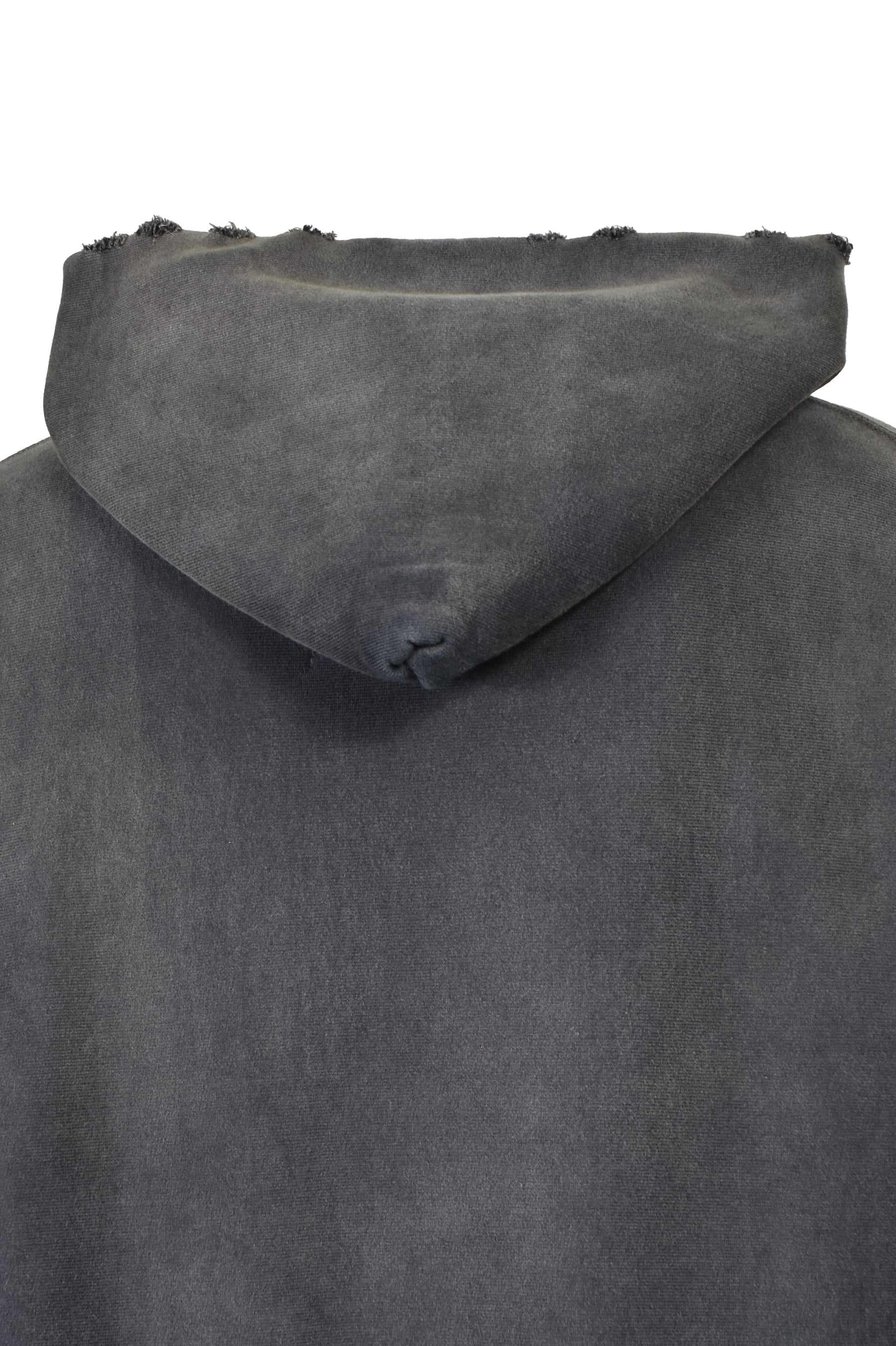 WEATHERED HOODIE / BLK