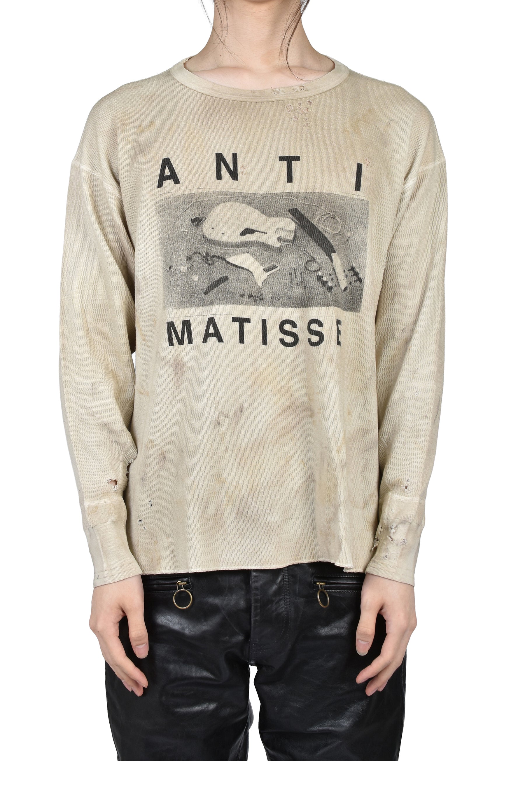 ANTI MATISSE THERMAL LS T-SHIRT / DIRTY WHT