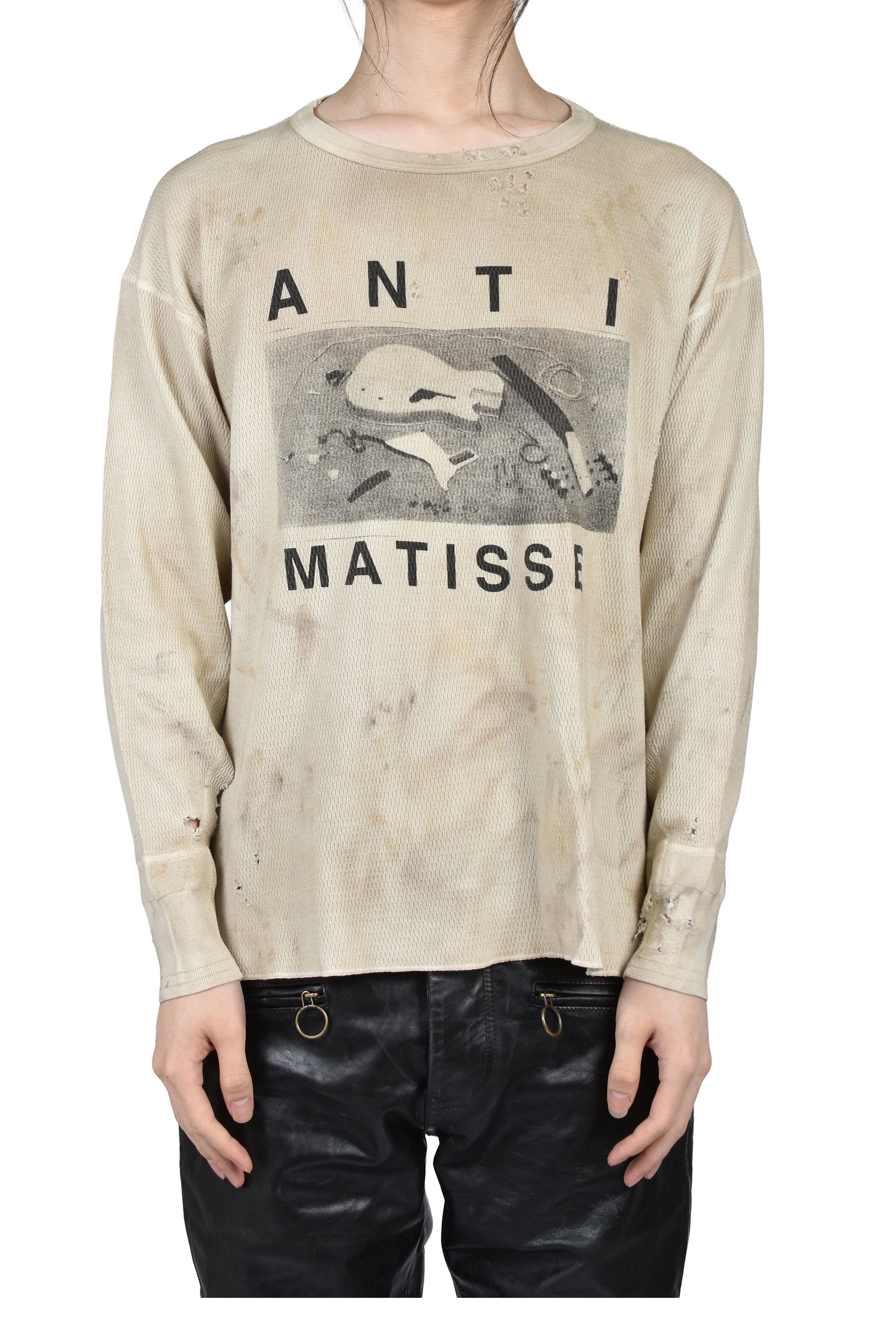 ANTI MATISSE THERMAL LS T-SHIRT / DIRTY WHT