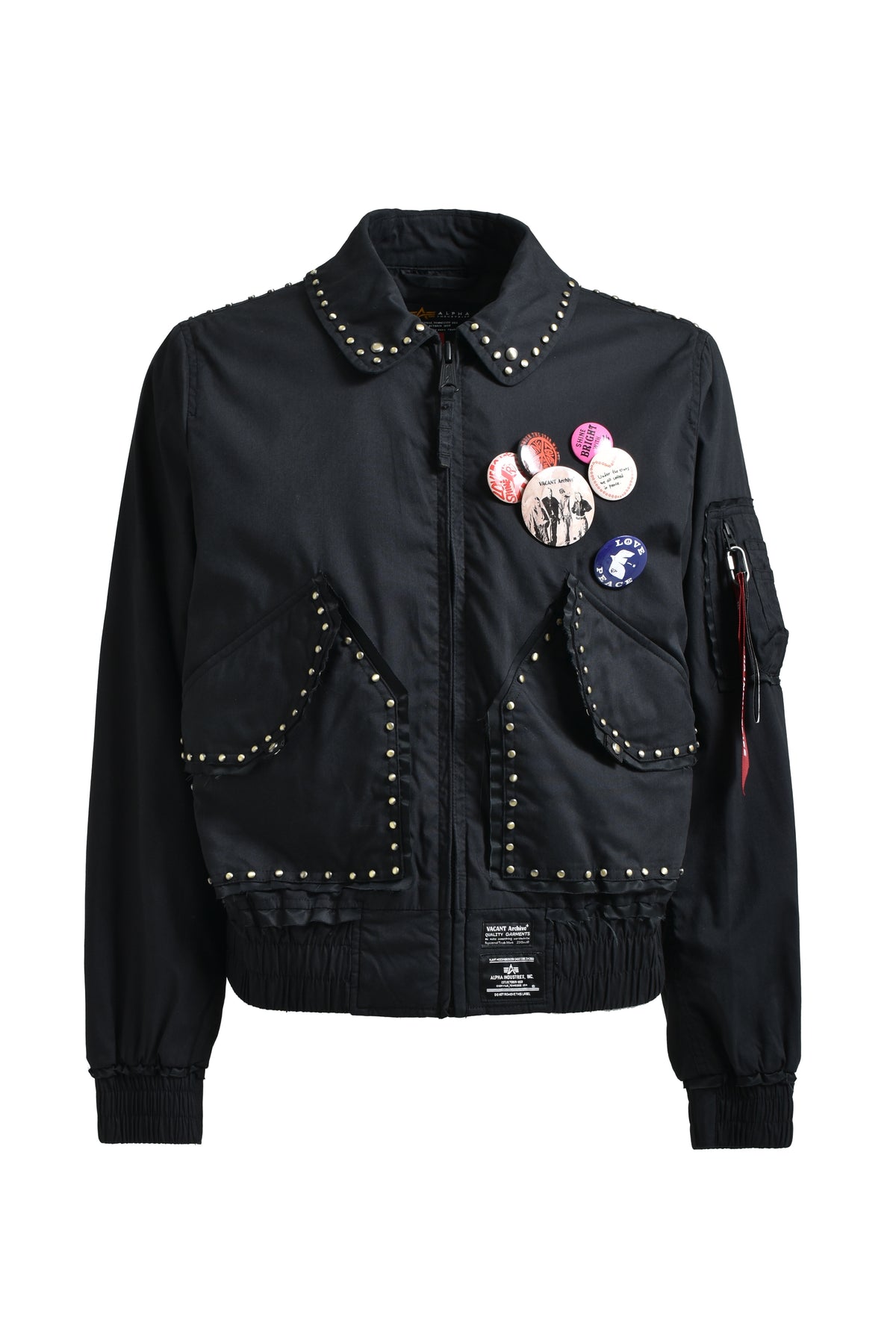 AVRIL VALLEY FLIGHT JACKET / BLK