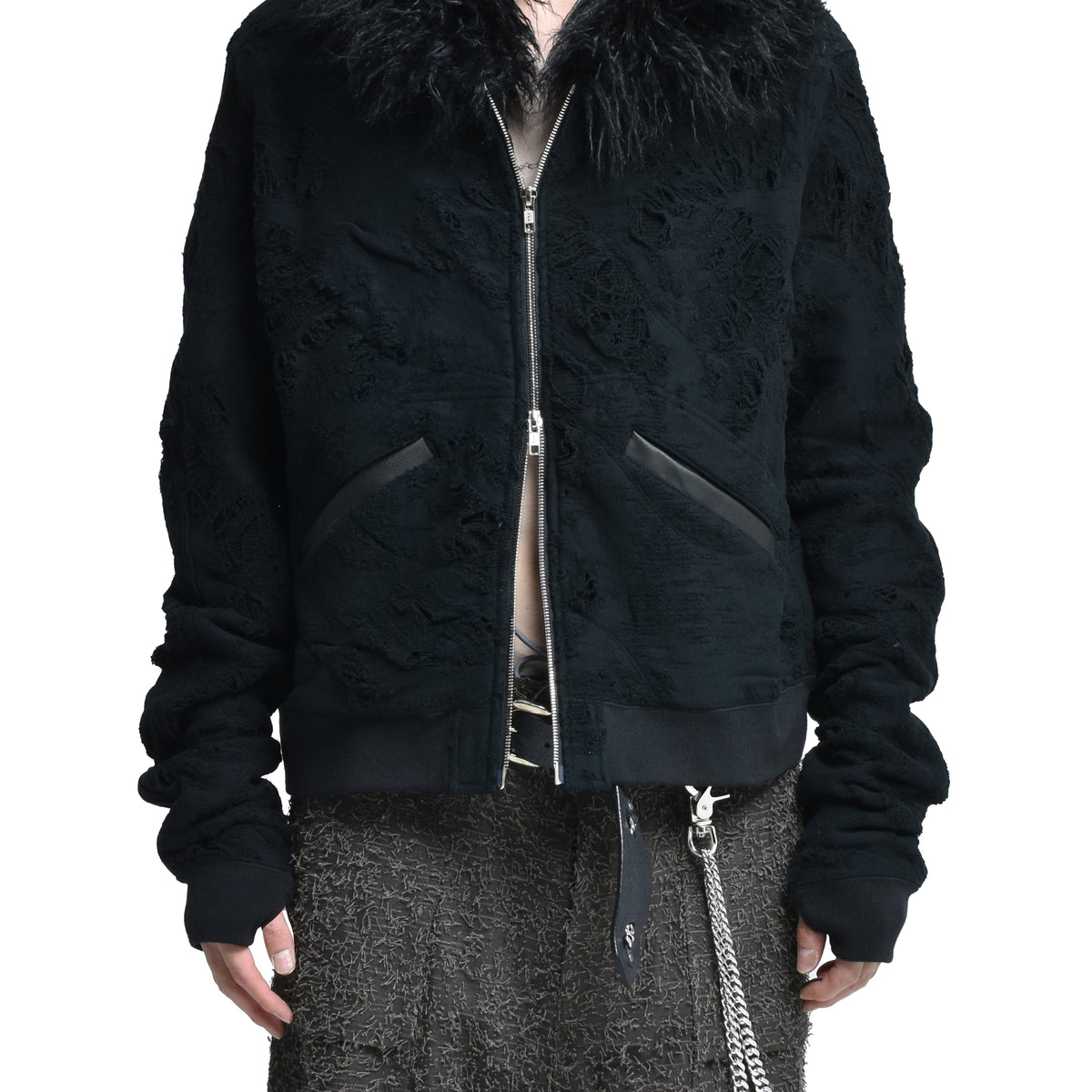 新品 FILTH DESTROY ZIP UP / BLK 01-1_64826a98-fbc5-465f-814f-