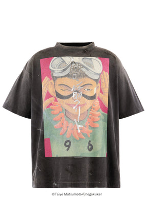鉄ｺﾝ筋ｸﾘｰﾄ_SS T-SHIRT/KURO / BLK
