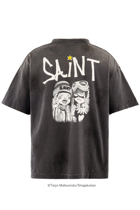 鉄ｺﾝ筋ｸﾘｰﾄ_SS T-SHIRT/KURO / BLK