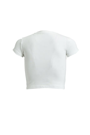 LOVE BH W TEE / WHT 