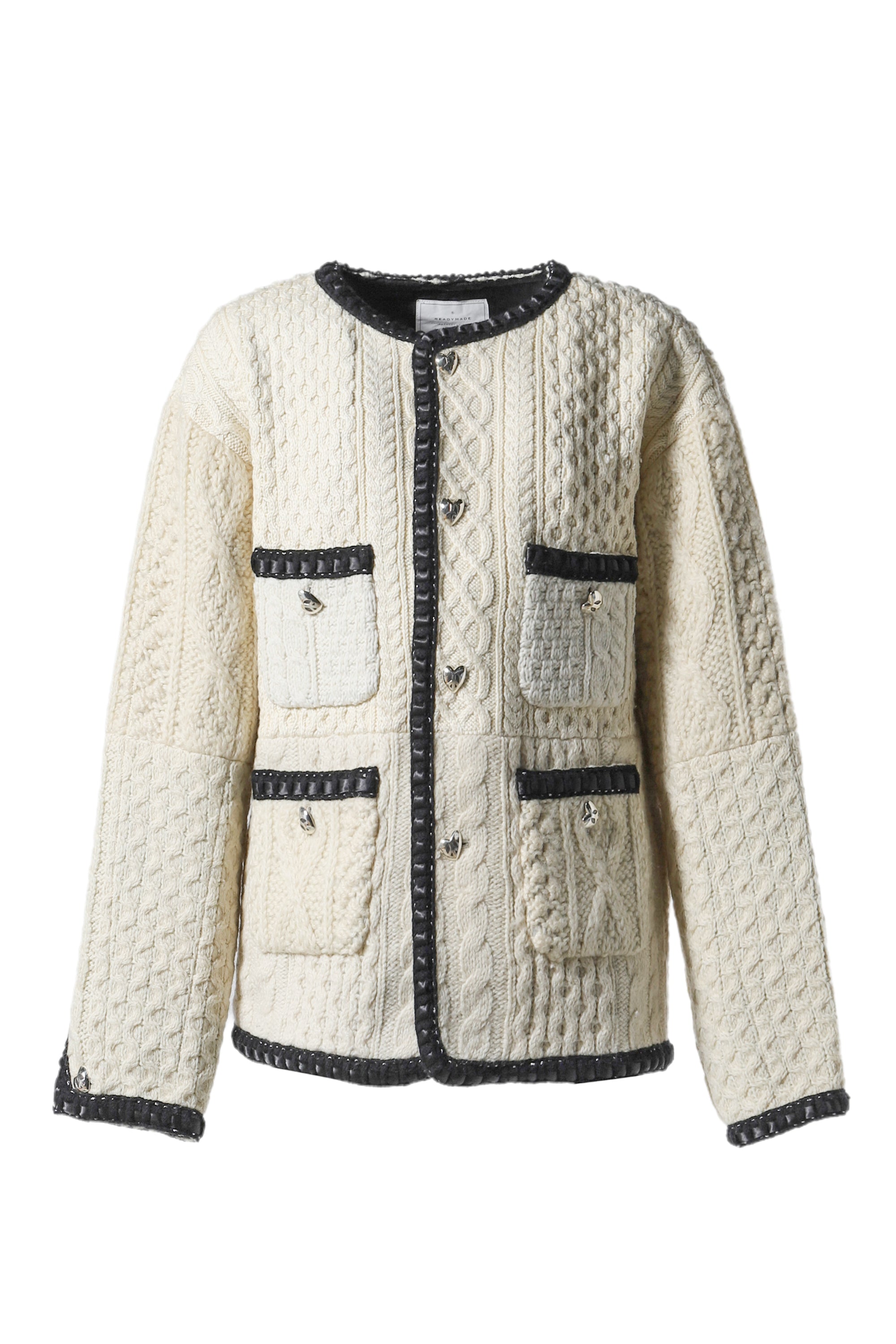 KNIT JACKET / WHT