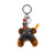 GUS MASK BEAR KEY RING / SIL