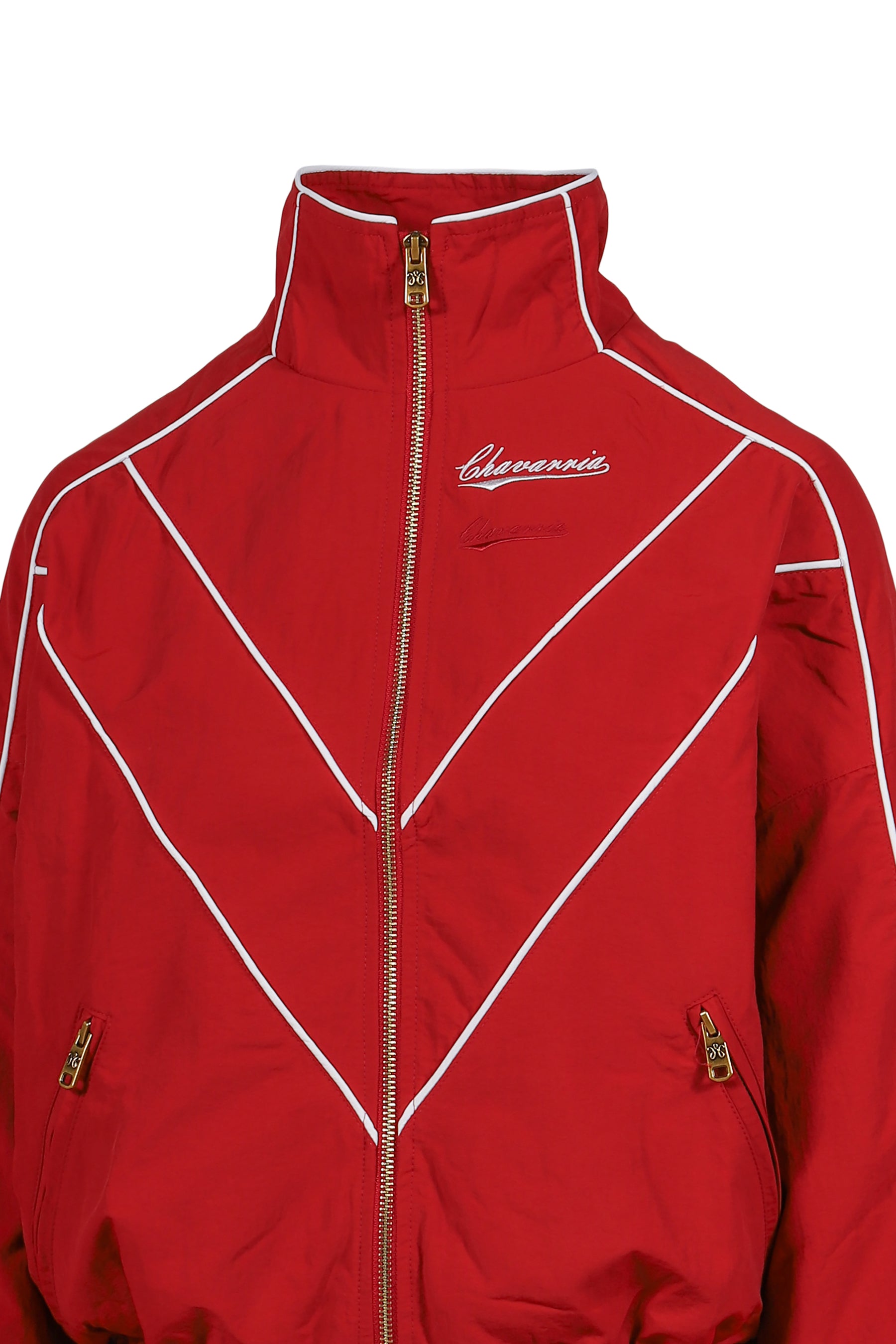 CROPPED BAD BOY JACKET / RED