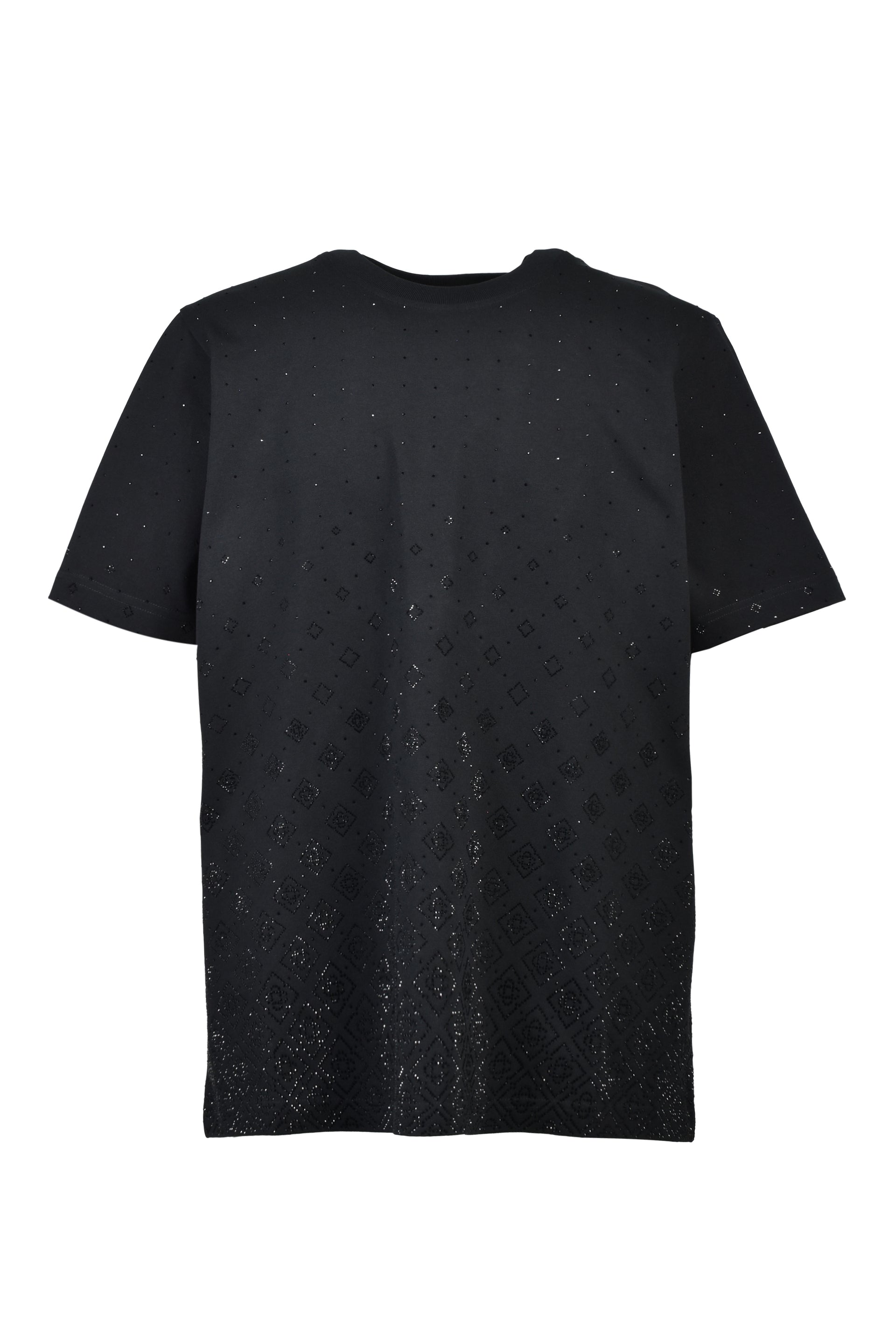 CRYSTAL MONOGRAM CLASSIC T-SHIRT / BLK