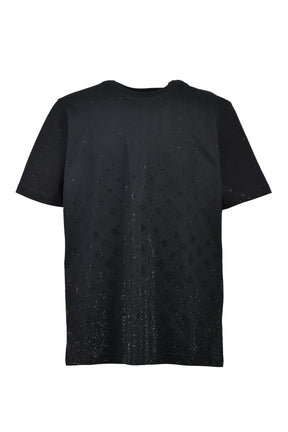 CRYSTAL MONOGRAM CLASSIC T-SHIRT / BLK
