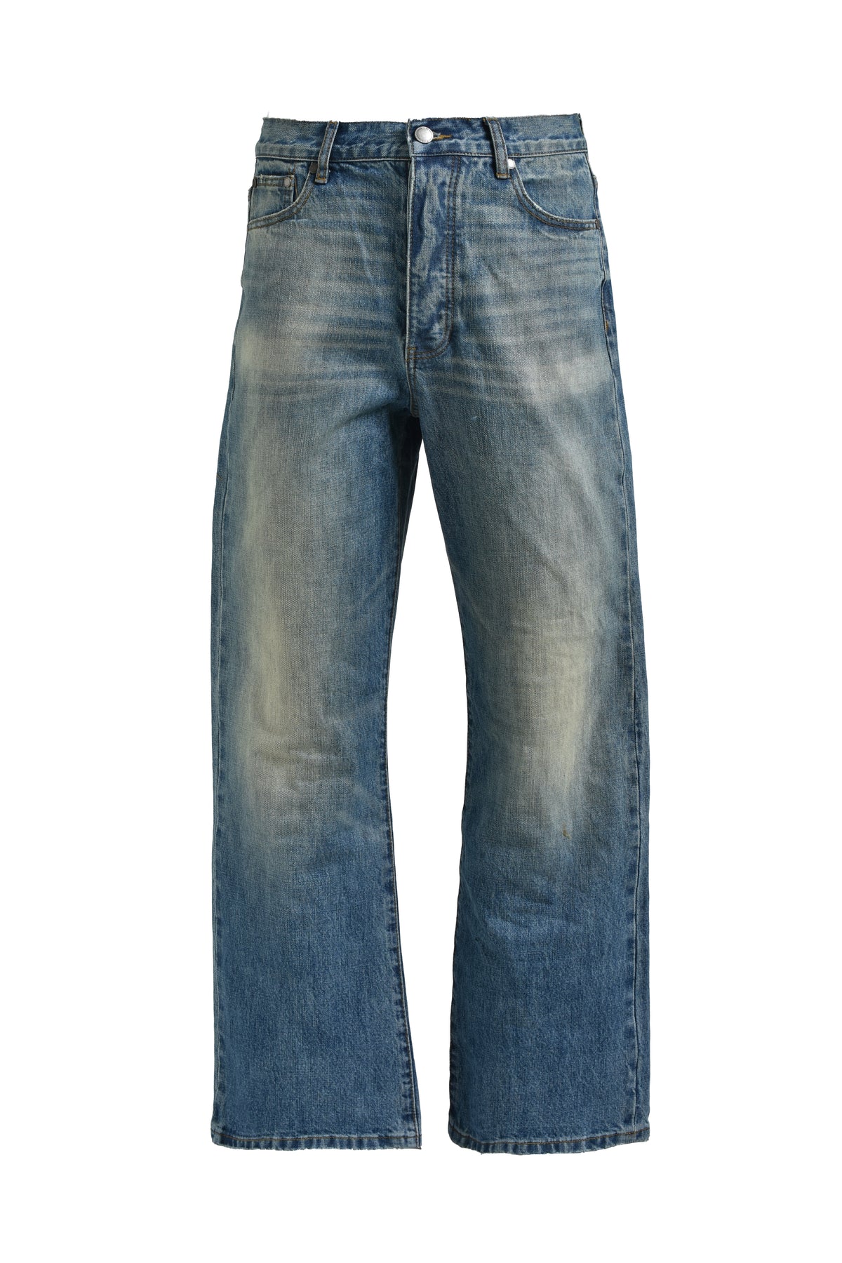 RED-LINE WASH JAPANESE BAGGY DENIM / LT.-WASH IND