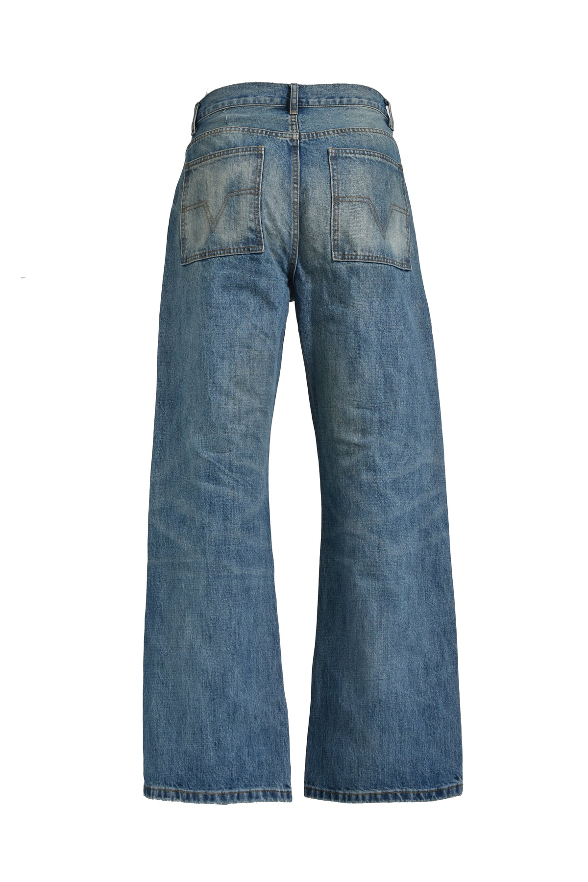 RED-LINE WASH JAPANESE BAGGY DENIM / LT.-WASH IND