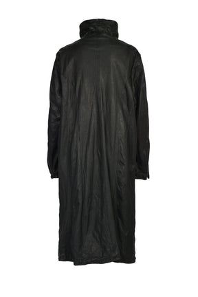COW SKIN COAT / BLK