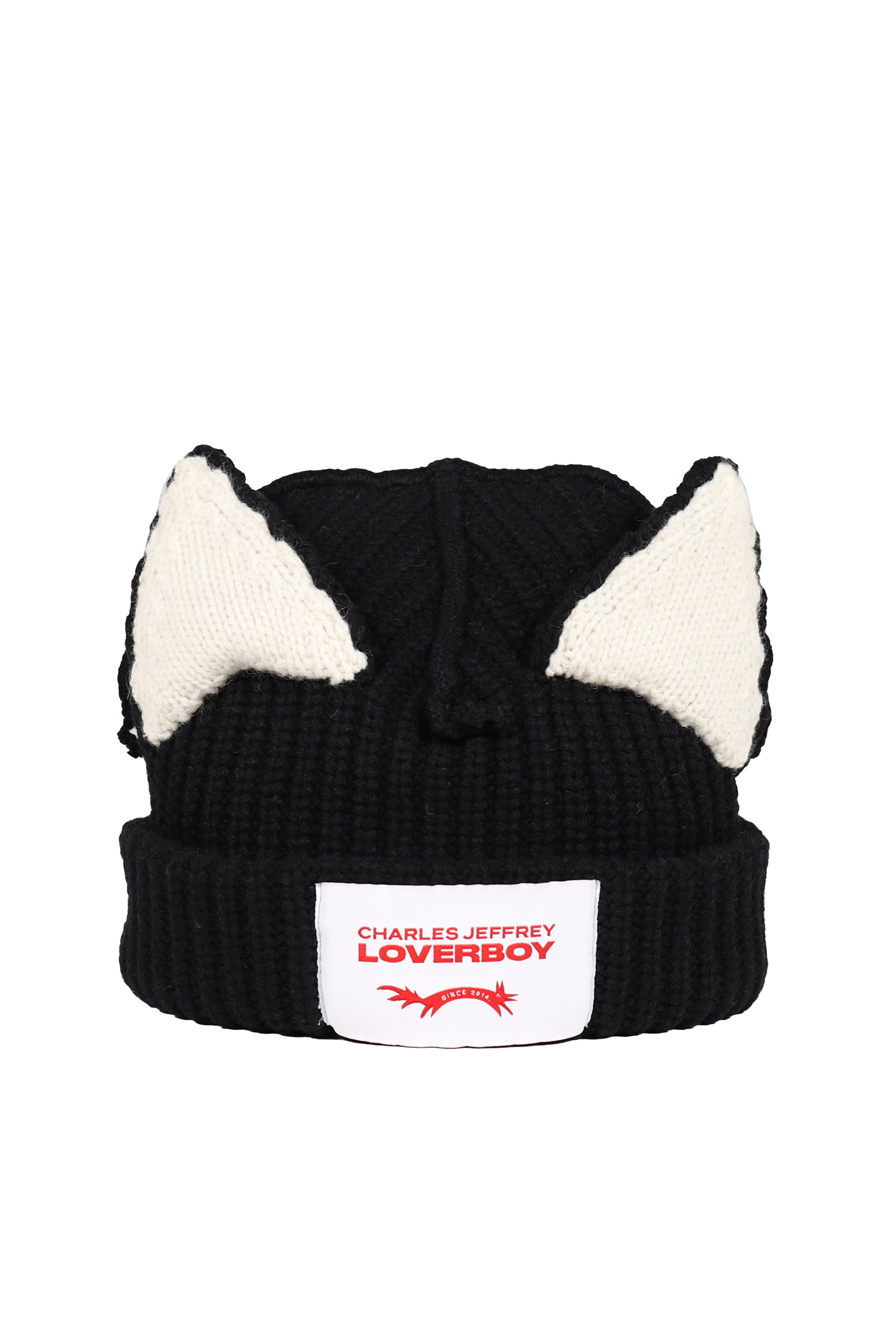 Charles Jeffrey LOVERBOY Chunky Ears　黒 CHUNKY EARS BEANIE in BLACK – Charles Jeffrey Loverboy