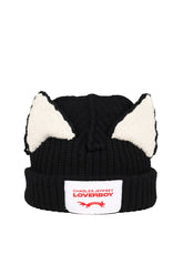 CHUNKY EARS BEANIE / BLK