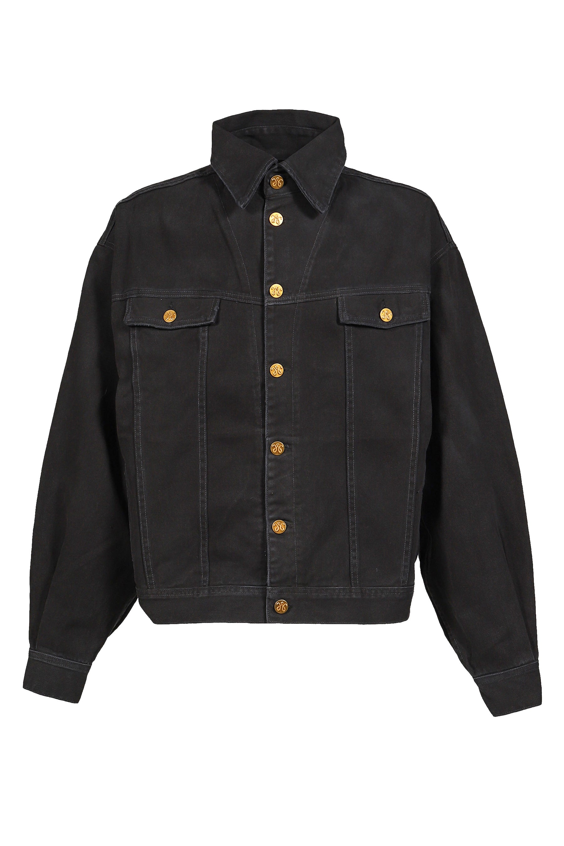 CHACHI DENIM TRUCKER / BLK