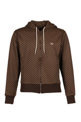 HOODED TRACK JACKET / BRW CARAMEL CAMEL