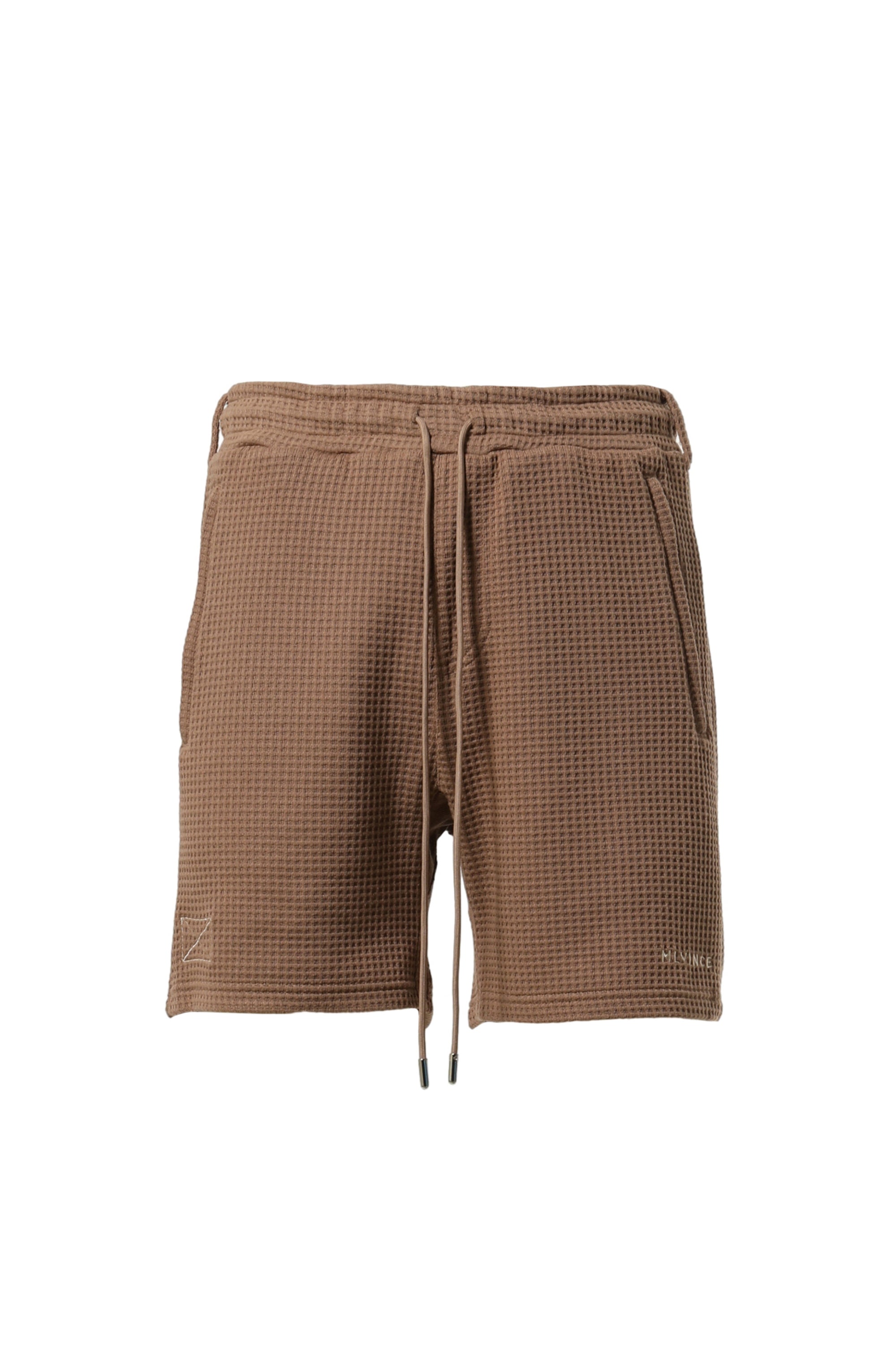 MLVINCE SS23 WAFFLE SHORTS / MOCA -NUBIAN