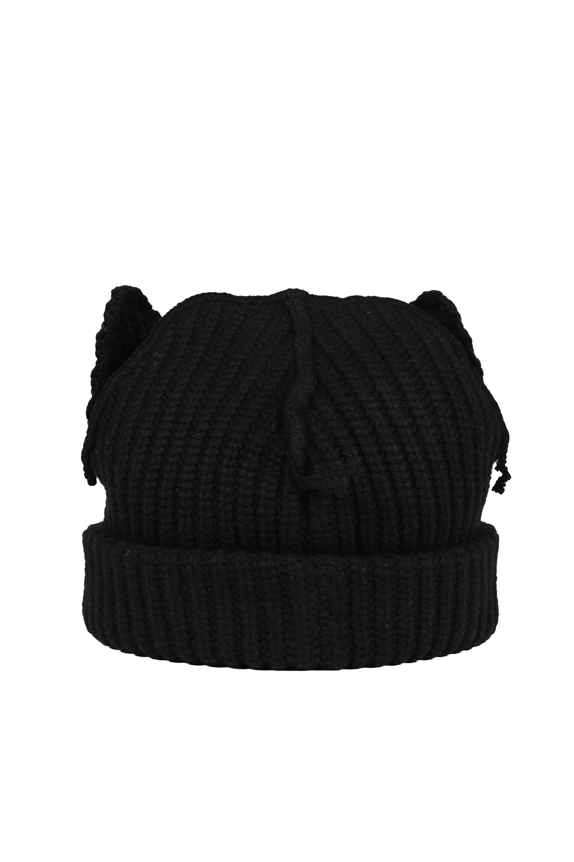 CHUNKY EARS BEANIE / BLK