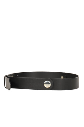 FOLDING LEATHER BELT / BLK