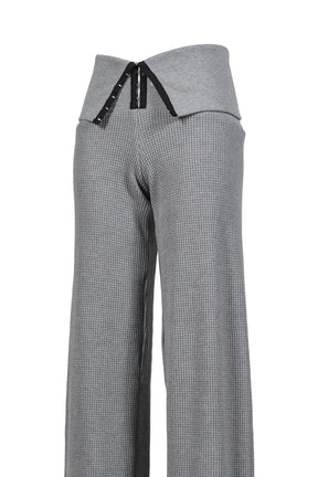 WAFFLE JESTER PANT / GRY