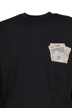 UNISEX MONEY LONGSLEEVE TEE KNIT / BLK