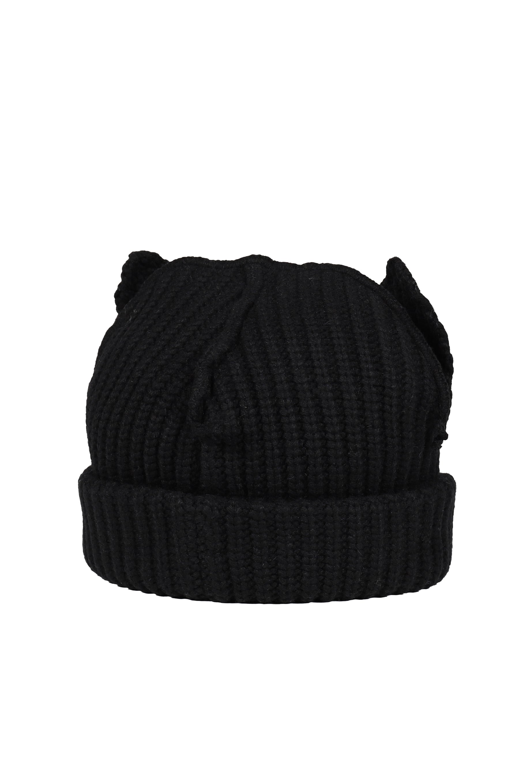 CHUNKY EARS BEANIE / BLK