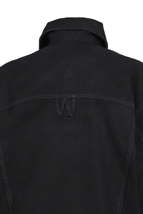 CHACHI DENIM TRUCKER / BLK