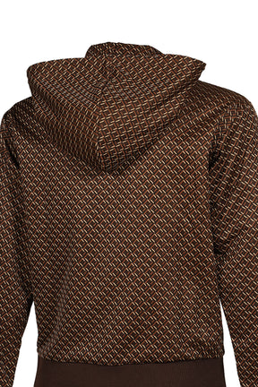 HOODED TRACK JACKET / BRW CARAMEL CAMEL