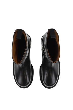 AURORA BOOT - BLACK LEATHER / BLK 