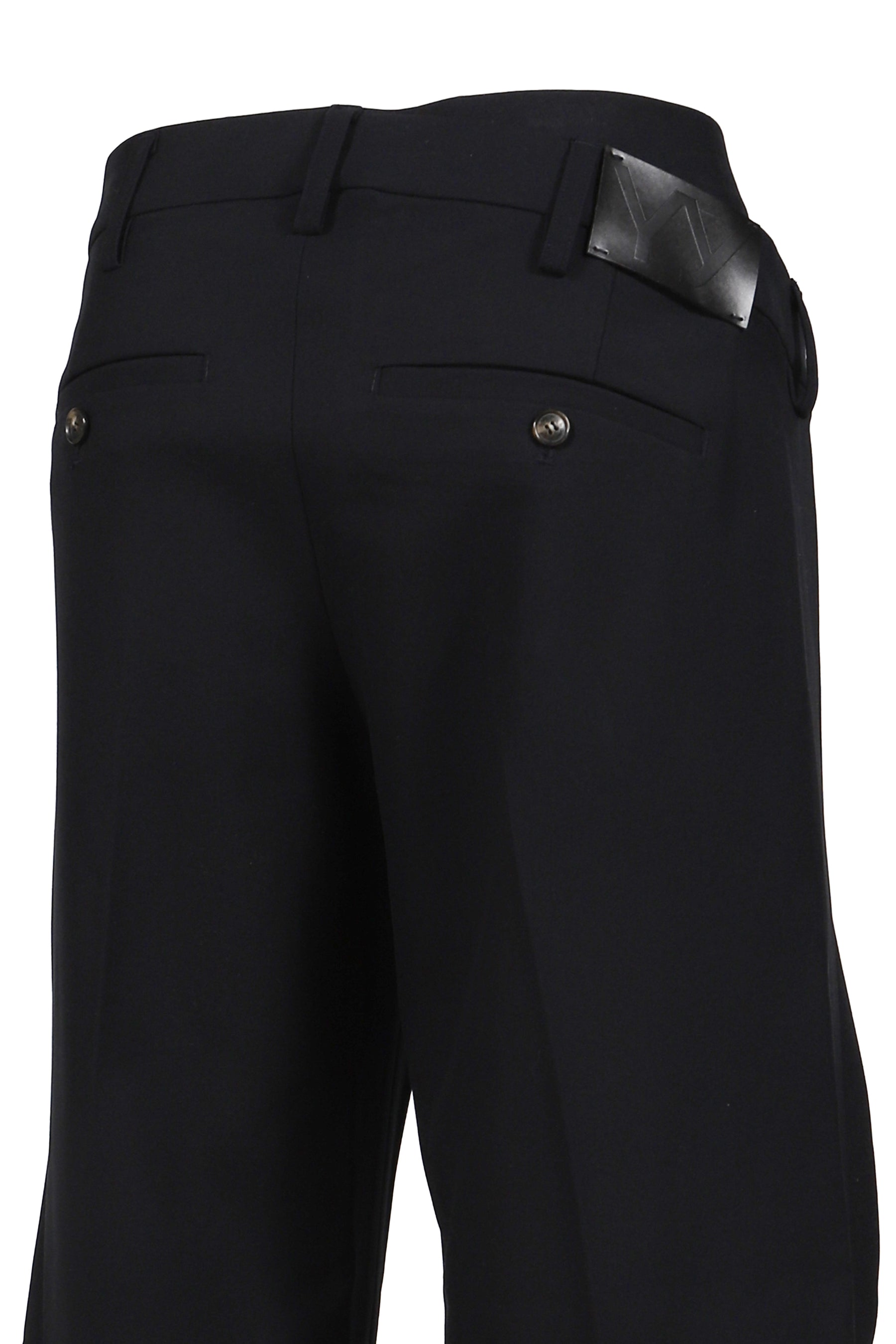 OPEN YY WRAP OVER BERMUDA SHORTS / BLK