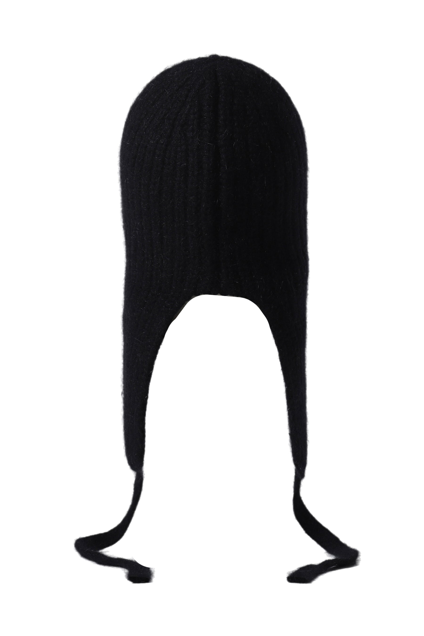 DRAW CODE MOHAIR KNIT CAP / BLACK