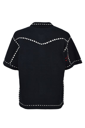 SUMMER PG1 WESTERN SHIRT / BLK