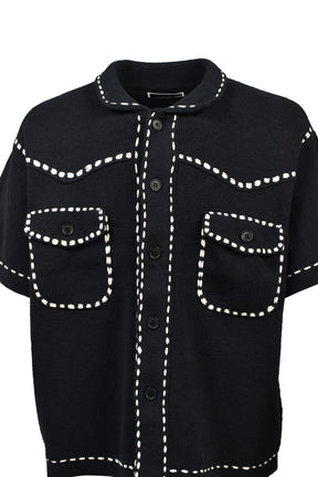 SUMMER PG1 WESTERN SHIRT / BLK