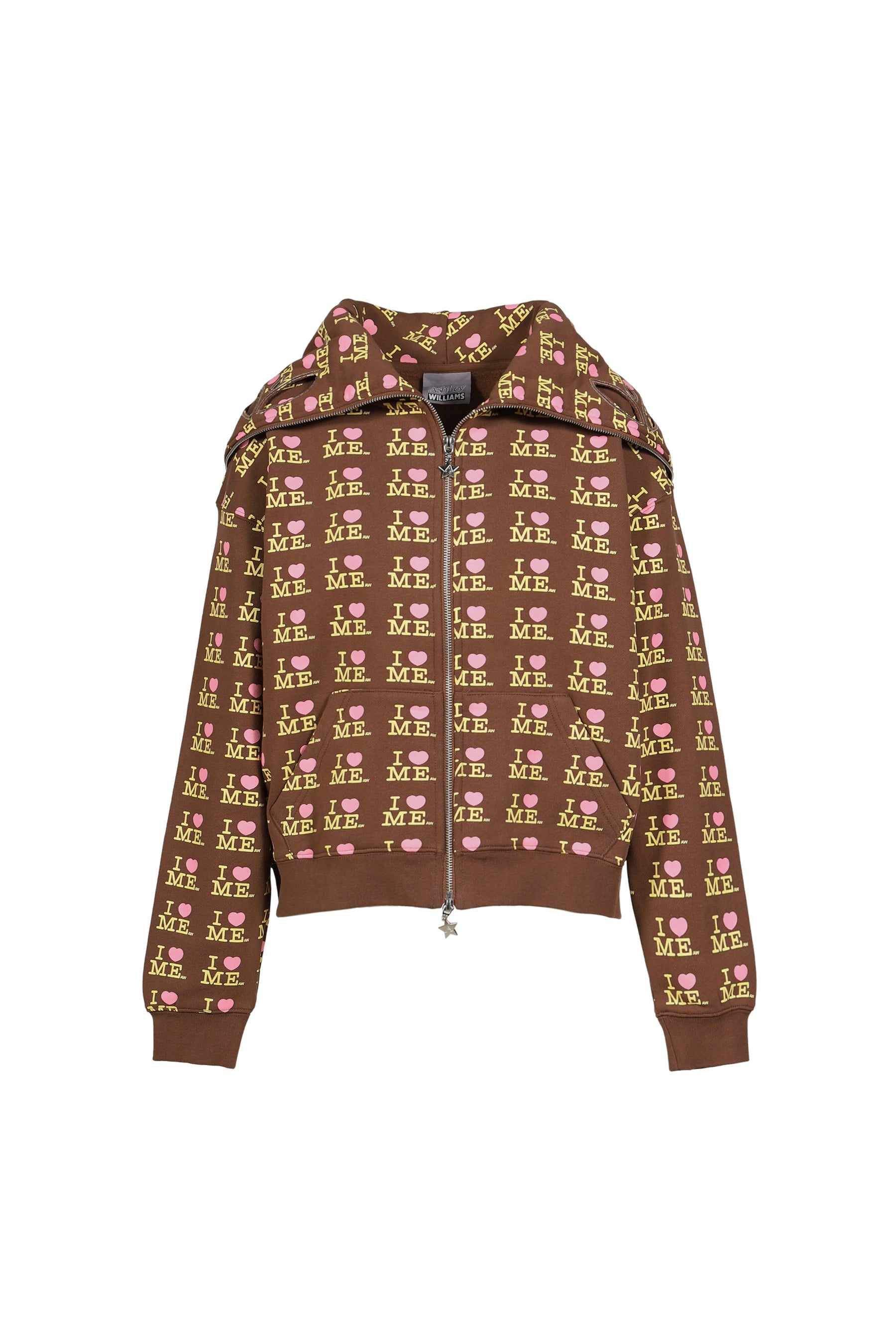 I HEART ME BUTTERFLY HOODIE / CHOCO