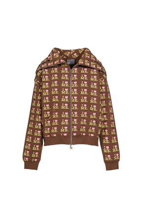 I HEART ME BUTTERFLY HOODIE / CHOCO