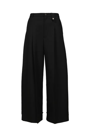 FLUID TAILORED WIDE LEG / BLK TAILORING WOOL